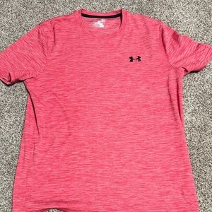 Under Armour Men's Heathered Pink Tee
